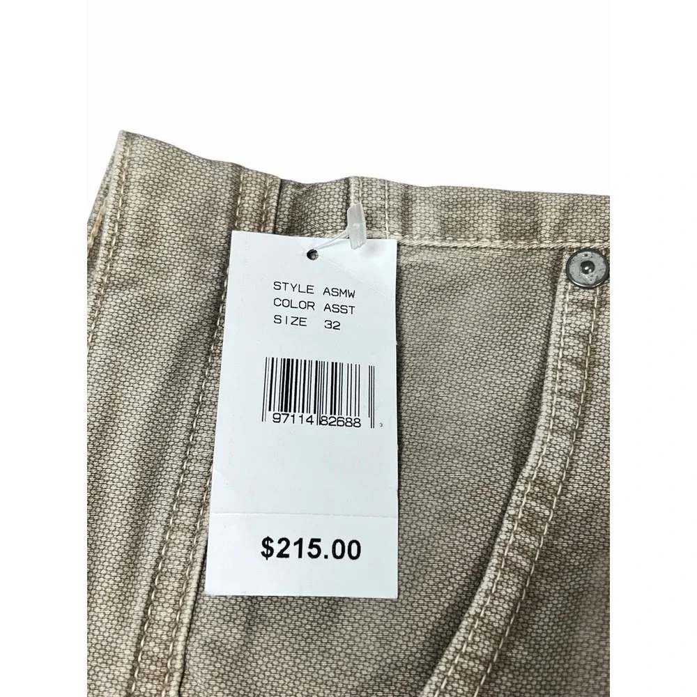 Ag Adriano Goldschmied Mens Beige Denim,‎ Size 35/34